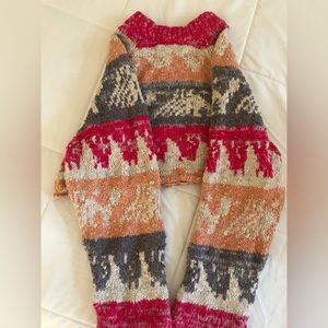 Cropped Knit Sweater